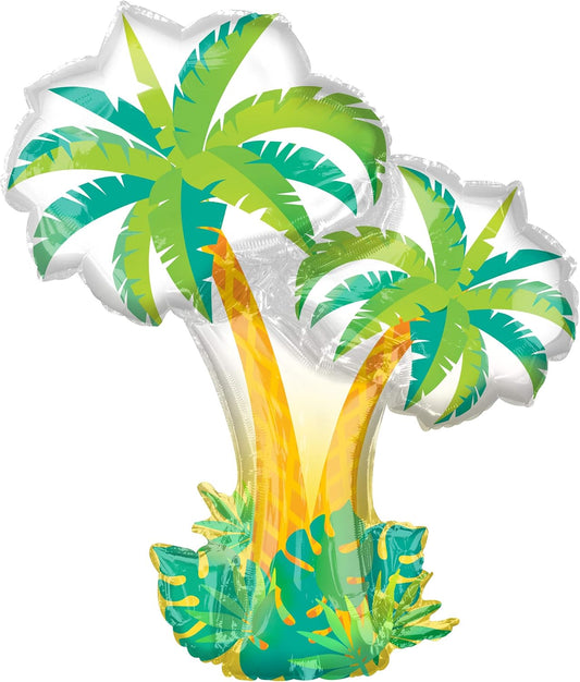 Anagram Tropical Palm Trees SuperShape 34" Foil Balloon