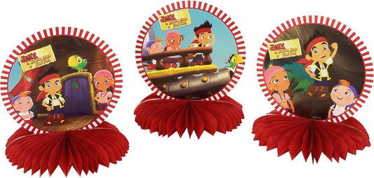 Amscan Jake and the neverland pirates 3-Piece Mini Centre pieces