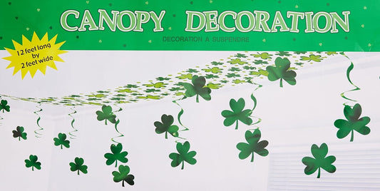 Amscan St Patrick's Day Canopy Deco 12feet x 2feet
