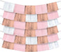 Amscan Fringe Backdrop Rose Gold/Blush 152cm 9pc