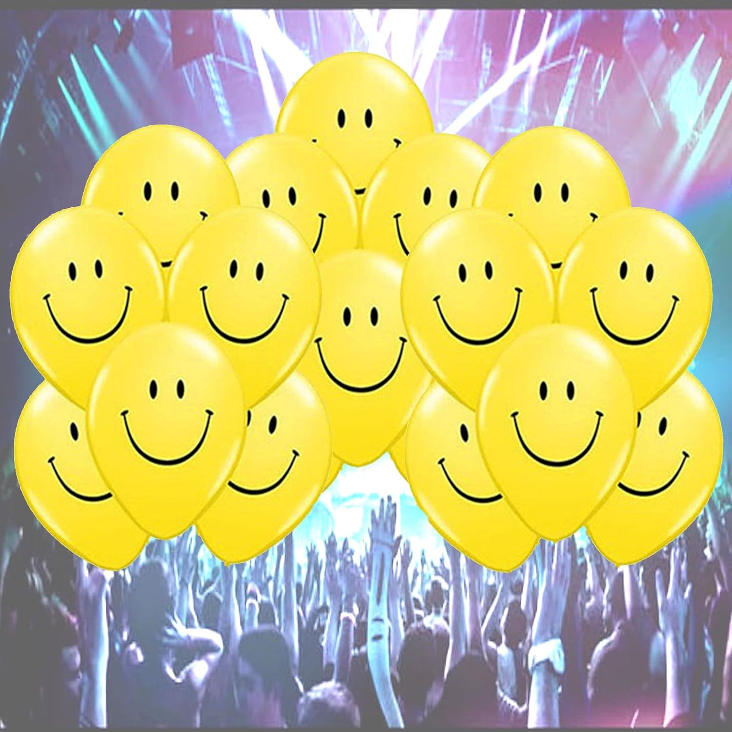 Smile Face Smiley Latex Balloons 12" pack of 20