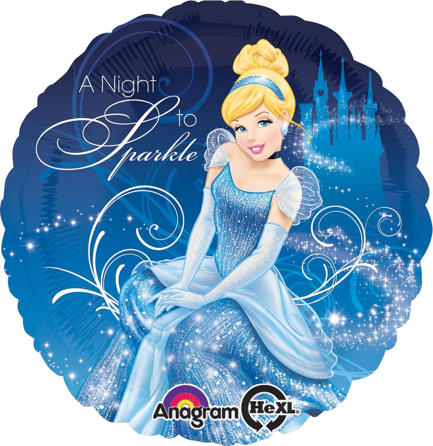 Anagram Disney Cinderella A Night To Sparkle 18" Foil Balloon