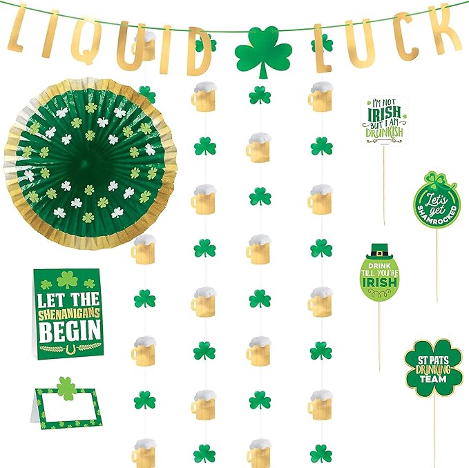 Amscan St. Patrick's Day Bar Decorating Kit St. Patrick's Day 23pc
