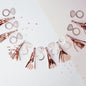 Ginger Ray Hen Party Ring Tassel Garland-Rose Gold