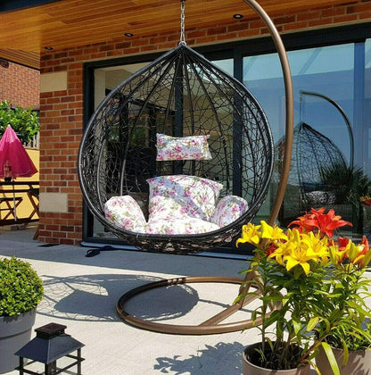 Rattan Swing Egg Chair Garden Patio