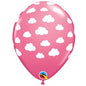 Qualatex Clouds Rose 11" Latex Balloons 25Pc/Bag