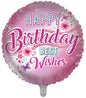 Happy Birthday Best Wishes Especially For You Double Sided 18-Inch Balloon