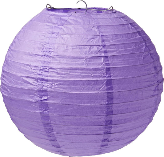 Amscan Purple Lilac 9"/24cm Paper Lanterns 3pc