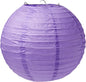 Amscan Purple Lilac 9"/24cm Paper Lanterns 3pc