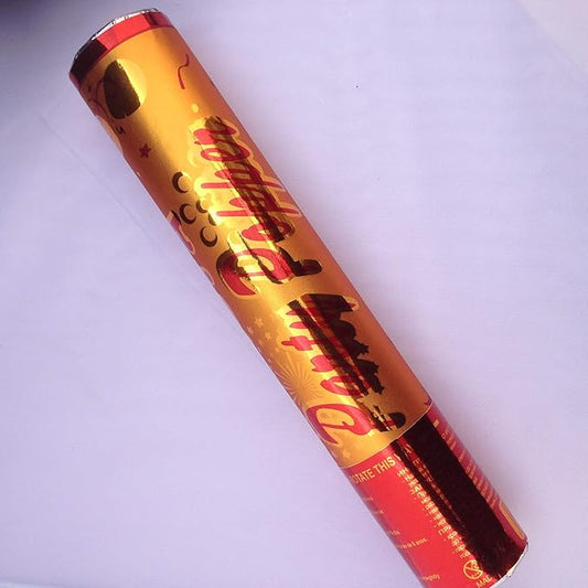 Party Popper Confetti Cannon Multicoloured Confetti (Single Cannon)
