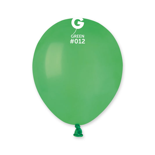 Gemar A50 Green #012 5" Latex Balloons 50pc/Bag