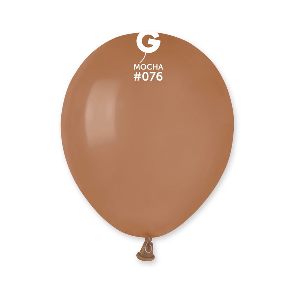Gemar A50 Mocha #076 5" Latex Balloons 50pc/Bag