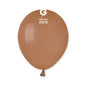 Gemar A50 Mocha #076 5" Latex Balloons 50pc/Bag