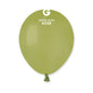 Gemar A50 Green Olive #098 5" Latex Balloons 50pc/Bag