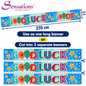 Express Yourself Good Luck Banner 270cm x 12.5cm – Cut into 3 Party Banners