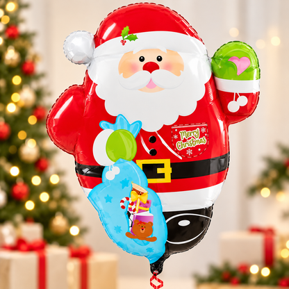 27" Santa Claus Christmas Foil Balloon – Air or Helium