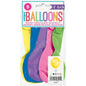 Unique 12" Number Latex Balloons – 5 Assorted Colours – Numbers 0–9