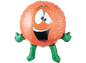 Funny Orange Shape 27" Foil Balloon
