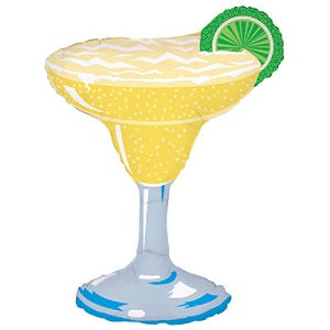 Betallic Margarita Glass Large Shape 36" Foil Balloon