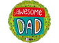Betallic Awesome Dad Confetti 18" Foil Balloon