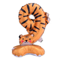 Animal Number Foil Balloon 0-9 – 23" Standing Airfill Birthday Balloon – No Helium Required