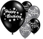 Happy Birthday Stars 12" Printed Latex Balloons 10 Pack