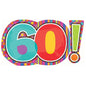 60th Birthday 29" Dots And Stripes Foil Balloon