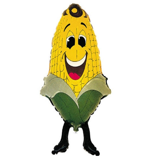 Smiling Corn Shape 33" Foil Balloon