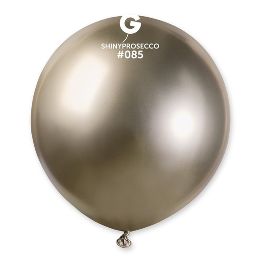 Gemar Standard GB150 Shiny Prosecco #085 19" Latex Balloons 25pc/Bag
