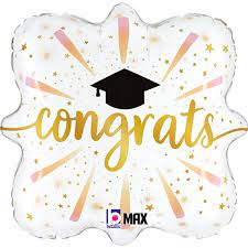 Congrats Graduation 18" Shape Foil Balloon