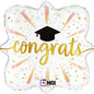 Congrats Graduation 18" Shape Foil Balloon