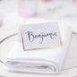 Ginger Ray Gold Trim White Place Cards Pack of 10