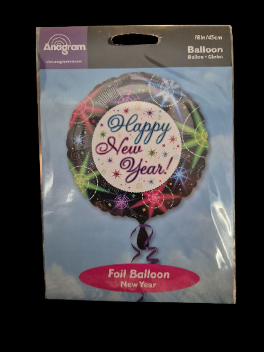 Happy New Year 11959901 18-Inch Colourful Stars