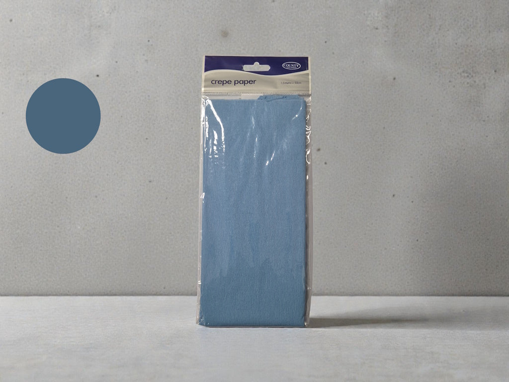 County Stationary Crepe Paper Sheet, 50 cm x 1.5 m
