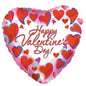CTI HVD Framed Hearts 17" Foil Balloon