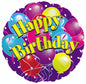 CTI Big Birthday Balloons 17" Foil Balloon