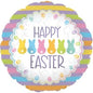 CTI Happy Easter Peeps 17" Foil Balloon