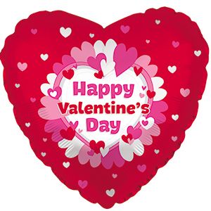 CTI HVD Ring of Hearts 17" Foil Balloon