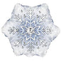 CTI Prism Pattern Snowflake 22" Foil Balloon