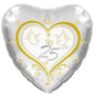 CTI 25th Anniversary Doves 17" Foil Balloon