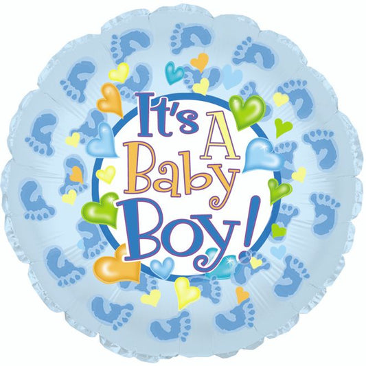 CTI Baby Boy Footsies 17" Foil Balloon