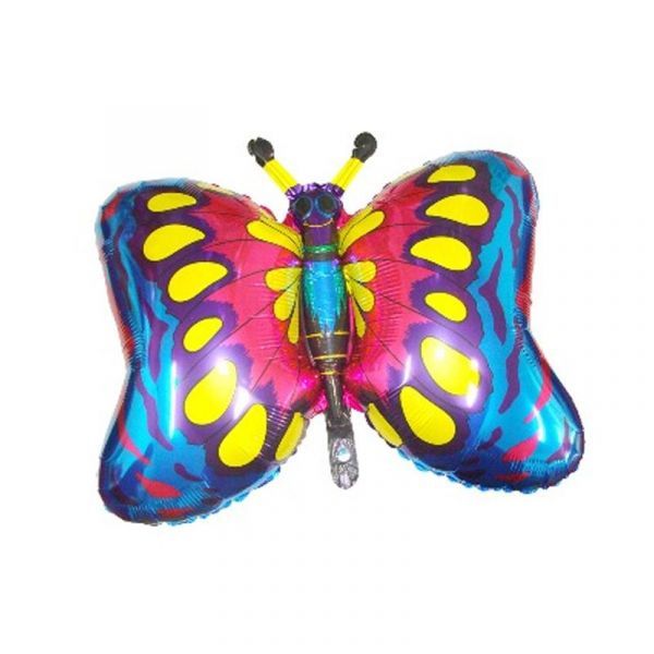 Butterfly Blue 35" Foil Balloon