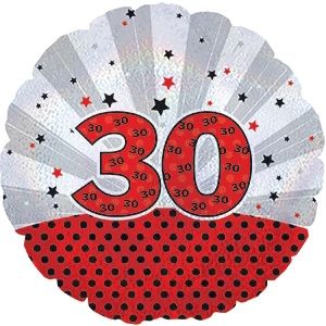CTI Age Related '30' Dazzel 17" Foil Balloon