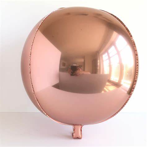 22" Foil Orb Balloon – 4D Round Sphere Balloon – Air or Helium – Birthday, Wedding & Party Decoration – Choice of Colours & Designs