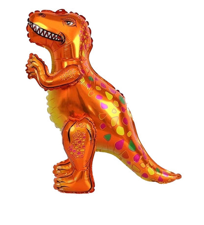 3D Standing Dinosaur Foil Balloon – Large Air-Filled Dino Party Decoration