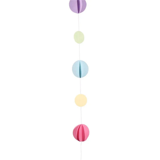 APAC Pastel Colours Circle Balloon Tail 165cm