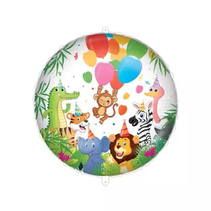 Jungle Animals 18" Foil Balloon