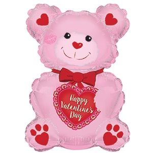 CTI Happy Valentine's Day Pink Teddy 20"