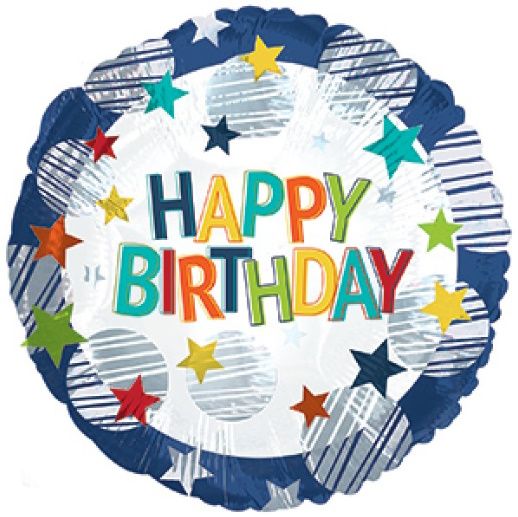 CTI Happy Birthday Boy 17" Foil Balloon