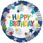 CTI Happy Birthday Boy 17" Foil Balloon